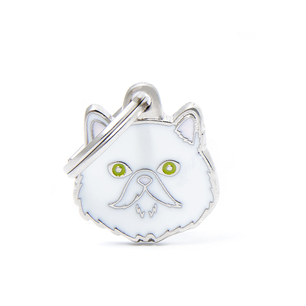 Myfamily Medaglietta Gatto Persiano Bianco Myfamily Medaglietta Gatto Persiano Bianco